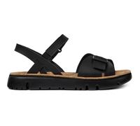 Sandales Femme - CAMPER ORUGA K200631 - Cuir Blanc et Noir - Scratch - Talon Plat 36