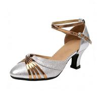 Sandales Femme Chaussure Ete Chaussures Plates Pour Femmes Danse Latine À Talons Confortable Et Elegante Talon Chausson De Vintage Année 50 a Pedille Moderne Jazz Sandale Salon Été Chaussons Chic