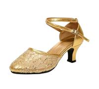 Sandales Femme Chaussures De Danse Latine À Talons Années 20 Chaussure Talon Sandale Plates Pour Femmes Salon Vintage Année 50 a Été Confortable Pedille Moderne Jazz Ete Chausson Chaussons Modern