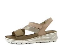 Sandales Femme - Compensé - WALK IN THE CITY - Beige - Cuir souple 36