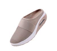 Sandales Femme Compensées été Mesh Mailles Chaussures de Fitness Baskets Mode Compensées Mary Janes pour Femme Espadrilles Chaussures de Sport Eté Respirant Mules