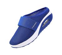 Sandales Femme Compensées été Mesh Mailles Chaussures de Fitness Baskets Mode Compensées Mary Janes pour Femme Espadrilles Chaussures de Sport Eté Respirant Mules