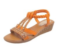 Sandales Femme Confort Marche Confortable Plateforme Chaussures De Piscine Anti-Dérapant Respirantes Tong Bout Ouvert Vintage Pantoufles Femmes Légères Compensées Premium