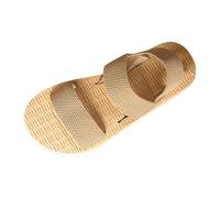 Sandales Femme ConfortablesSandales Compensées Taille 9 Sandales d'été à plateforme pour femmes, élégantes et confortables, à bride arrière plate, chaussures de loisirs, de Habillées(Khaki, 42)