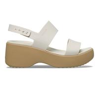 Crocs Sandales Brooklyn Sky Femme Beige / Blanc Denim Taille 41,5