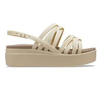 Sandales femme - CROCS - Brooklyn Strappy - Compensé - Couleur Bone - Taille 42/43 42/43