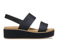 Crocs Sandales femme Brooklyn Wrap Low – Noir/Cashew – Taille 41-42 EU