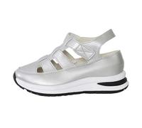 Sandales Femme D'été Avec Compensées Sandales Orthopédiques Femmes D'été Confortables Élégant Chaussures Mesh Décontracté Léger Sandale Bout Fermé Antidérapant Sport Lavable Doux Chaussures De