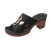 Sandales Femme D'été Sandales Compensées À Ouvert Confortables Plateforme Chaussures De Plage Compensee Femme Mules Femmes Compensés Été Claquettes Avec Perlescfortables Pour Piscine Plage Mer