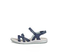 Ecco Sandales Femme CRUISEII bout ouvert Bleu (Marine/Ice Flower 54668) 41 EU