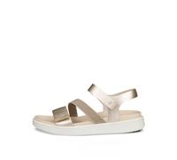 Ecco Sandales femme FLOWT W 273713 – cuir, déchirures, or blanc – Taille 39