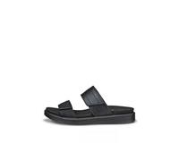 ECCO Sandales souples pour femme - Noir - 41 EU