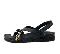 Sandales Femme - Entre doigt - WALK IN THE CITY - Noir - Cuir souple 40