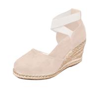 Sandales Femme Été Confortable,Chaussure Compensee Femmes,Danse Mariée P2Mps Talons Épais Brides Talons Hauts Traditionnels Fête Élégantes Octobre,Mules Bout Ouvert Grande Adhérence Marcher