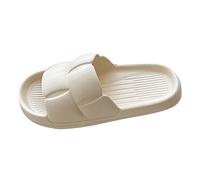 Sandales Femme Été Confortable Chaussures Chaussons Décontractés Mode Femme Claquettes Plage Sandales Plates Idéales pour Journées D'été