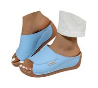 Sandales Femme Été Confortable Chaussures Ete Chaussure Compensee Pied Nu Sandale Orthopedique Chic Large Pieds Orthopédiques Femmes Orthopédique Confort Compensée Scandales Et Nu-Pieds D'été 36