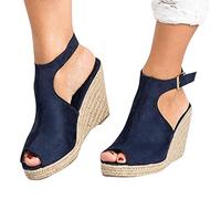 Sandales Femme éTé Confortable CompenséE Chic à Bout Ouvert à Talons Hauts Mules à Plateforme Chaussures Plateforme Confortable Chaussures Antidérapantes Pas Cher Sandales D'été Compensées Rétro