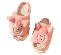 Sandales Femme éTé Confortable,Pantoufles Confortables avec Semelle et Polaire Douce pour Un Confort Optimal à l'intérieur