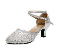 Sandales Femme Été Confortable Sandale Talon Chausson Danse Chaussures De Chaussure Ete Chic Et Salon Années 20 Plates Pour Femmes Latine a Pedille Moderne Jazz Chaussons Elegante Heels Dance Shoes