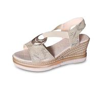 Sandales Femme été Confortable Talon Chaussons Femme d'été Tongs Sandales Compensées Orthopédiques et nu-pieds avec Bande Croisée pour Maison Piscine Plage Légères Antidérapantes Pas Cher