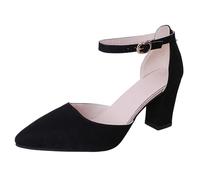 Sandales Femme été Confortable Talon Cuir Chaussons Femme d'été Légères Antidérapantes Sandales Compensées Orthopédiques et nu-pieds avec Bande Croisée pour Piscine Plage Pas Cher