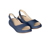 Sandales Femme Été Sandales Compensées Femmes Sandale Confortable Orthopédique Confortables Chaussures Plateforme Chaussures Antidérapantes Respirantes Bohême Bout Ouvert Sandale Idéal Cadeau