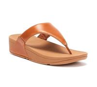 Sandales Femme FitFlop Lulu en Cuir Marron - EU 36 - Semelles Ergonomiques Microwobbleboard™ 38