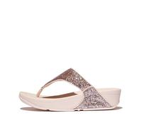 Sandales femme FitFlop Lulu Multi-Tonal Glitter Toe-Post - rose 42