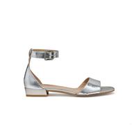 Geox Femme D New ERAKLIA 15 B Sandale à glissière, Silver, 37 EU