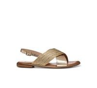 Geox Sandales plates pour femme D Sozy Plus E Doré/doré LT, taille 39,5 EU
