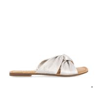 GIOSEPPO Sandales plates Agira pour femme, argenté, 40 EU