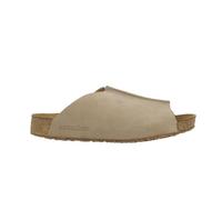 Sandales Femme - HAFLINGER BIO FORTUNA - Talon plat 3cm - Cuir Beige - Bout ouvert 39