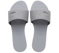 Sandales femme - Havaianas - You Malta Metallic - Gris - Boucle de serrage - Confort exceptionnel 41/42