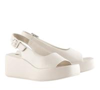 Sandales Femme - HOGL - LOULOU SANDALS CREME - Cuir - Boucle de serrage - Talon plat 5 cm 39