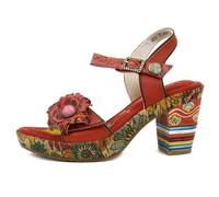Laura Vita Sandales rouge, Taille 38