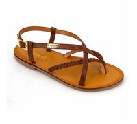 Sandales Femme - LES TROPEZIENNES - Chou Tan - Cuir - Confort exceptionnel 37