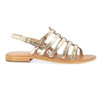 Sandales femme Les Tropeziennes Herisson - Or craquele - Boucle de serrage - Confort exceptionnel 38