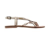 Sandales Femme - Les Tropeziennes par m b - CHOU Beige - Talon plat - Cuir 39