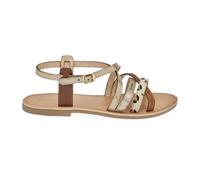 Sandales Femme - Les Tropeziennes par m b - HAPAXGUM Marron - Talon Plat - Bout Ouvert - Boucle de Serrage 39