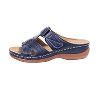 Sandales Femme Mules Bout Ouvert Plateforme Pantoufles Compensées Chaussons d'été Confortables Chaussures de Plage Sandales Compensées Orthopédique Femmes à Bout Ouvert Chaussure Soldes Cadeau