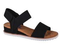 Skechers Sandales Desert Kiss Femme Noir microfibre suède Plat 40