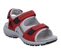 Sandales Femme - Olivia 02 - Rouge - Scratch - Cuir - Plat - Basse 37