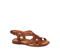 Pikolinos Sandales plates ALGAR en cuir pour femme Brandy