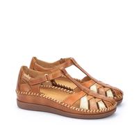 Pikolinos Sandales CADAQUES pour femme semi-ouvertes en cuir Brandy Taille 40