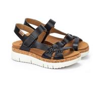 Sandales femme - PIKOLINOS - Palma - Noir - Compensé - Cuir 36