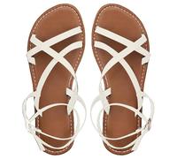 Sandales Femme Plates Spartiates Confortables Été avec Brides pour Plage Vacances et Quotidien
