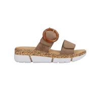 Sandales Femme - RIEKER V2392 - Talon compensé 4cm - Beige 42