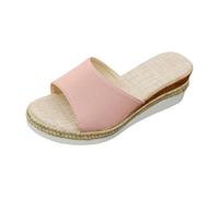 Sandales Femme Sandales Orthopédiques À Plateforme Décontractées Pour Femmes 2026 Sandales De Douche Chaussures Plates D'été À Bout Ouvert En Cristal Vêtements D'extérieur Décontractés Légers