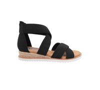 Sandales Femme - SKECHERS BOBS DESERT KISS-DESERT NIGHTS - Noir - Lanières en matériaux doux - Confortable 37