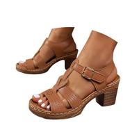 Sandales Femme Talon Sandale Compensée Compensées Femmes Chaussures Chic Et Élégant Chaussure Confort D'été Fermées Orthopedique Pantoufles Sexy Compensé Orthopédique Talons